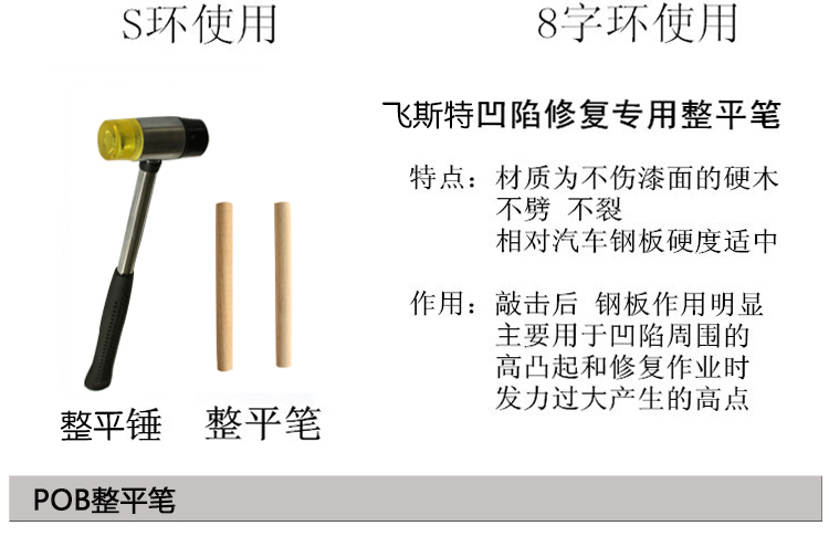 汽车免喷漆凹陷修复(三合一)工具产品详情介绍
